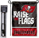 WinCraft Tampa Bay Buccaneers Raise The Flags Garden Flag and Pole Stand Holder by GreenHaven Gardens