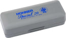 Hohner 560 Special 20 Harmonica - Key of D Bundle with Carrying Case, Key Stickers, Harmonica Beginner Online Manual, and Austin Bazaar Polishing Cloth by TinyTreasures Baby Boutique