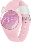 Kids Watches for Girls Boys Digital Sport Watch with Step Counter Pedometer Vibration Alarm Clock, No App Waterproof Fitness Tracker Kids Watch Boys Girls Teens Students Ages 5-16 by TinyTreasures Baby Boutique