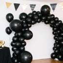 140pcs Black Round Balloons Different Sizes 18 12 10 5 Inch Latex Balloons for Arch Decoration Party Balloon Kit for Graduation Birthday Party Wedding Balloon Baby Shower Decoration by TinyTreasures Baby Boutique