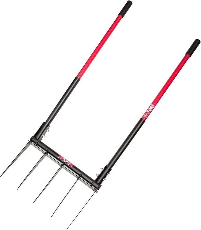 Bully Tools 92627 Broad Fork with Fiber Glass Handle