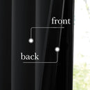 NICETOWN Full Blackout Curtains 96 inch Long for Home Theater, Grommet Energy Saving Room Darkening Window Treatment Thermal Curtains Portable Sun Shades for Living Room, W52 x L96, 2 Panels by TinyTreasures Baby Boutique