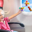 LiKee Strong Suction Cup Fidget Rotating Sensory Bath Toys for Baby, Airplane Car Travel Table & Window Toys for Toddler Boys and Girls, 6+ Months by TinyTreasures Baby Boutique