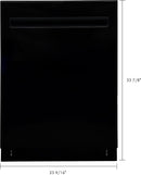 Kenmore 24" Built-in Stainless Steel Tub Dishwasher EasyFlex 3rd, SmartWash, UltraWash, TurboDry, MoreSpace Plus Adjustable Rack, Energy Star Certified, Black by TinyTreasures Baby Boutique