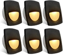 Dream lighting 12 Volt Black Waterproof LED Courtesy/Deck/Landscape Lighting Fixture for RV, Marine, Boat, Recessed Mount 0.15 Watt, IP65 Warm White Pack of 6 by GreenHaven Gardens