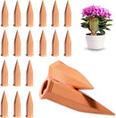Terracotta Plant Watering Stakes, Self-Watering System for Indoor and Outdoor Plants, 20-Pack by GreenHaven Gardens