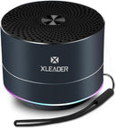 XLEADER Small Bluetooth Speaker, IPX6 Waterproof Shower Speaker, Crystal Sound&Rich Bass, 12H Playtime, with Silicone Lanyard and Suction Cup, Perfect for Laptop, Computer, Car, Bathroom, Ideal Gifts by TinyTreasures Baby Boutique