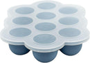 WeeSprout Silicone Baby Food Freezer Tray with Clip-on Lid - Perfect Storage Container for Homemade Baby Food, Vegetable & Fruit Purees, and Breast Milk (Navy, Ten 1.5 Ounce Sections) by TinyTreasures Baby Boutique