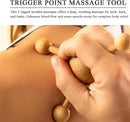 Wooden Trigger Point Massage Tool,Spider Shape 5 Legs Massager,Scalp Massager Scraping Tool for Back,Neck,Shoulder and More by CozyNest Decor