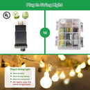 Globe String Lights 49 Feet 100 led,8 Modes Fairy Plug in Indoor String Lights for Bedroom,Classroom,Outdoor, Patio,Garden,Party,Wedding-Warm White by GreenHaven Gardens