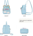 KL928 Girls Bowknot Polka Dot Cute Mini Backpack Small Daypacks Convertible Shoulder Bag Purse for Women by TinyTreasures Baby Boutique