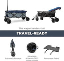 Creative Outdoor Original Folding Wagon All-Terrain Wheels by GreenHaven Gardens