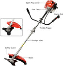 52cc Gas Grass Trimmer, 2 in 1 Petrol Weed Eater, 2-Stroke Weed Whacker Cordless, Backpack Brush Trimmer Garden Tools Red by GreenHaven Gardens