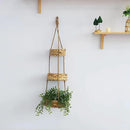 KINGWILLOW 3 Tier Hanging Fruit Basket, Handmade Natural Water Hyacinth Wall Vegetable Storage Baskets, Space Saver for Kitchen Organizing Plant Holder by CozyNest Decor