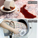 Washable Area Rug 5x7 Retro Boho Chic Medallion Distressed Design for Living Room Indoor Non-Slip Large Oriental Accent Throw Rug for Kitchen Entryway Bedroom Office Rug by TinyTreasures Baby Boutique