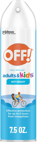 OFF! Insect Repellent Aerosol for Adults & Kids, Fragrance-Free Bug Spray for Everyday Protection from Mosquitoes and Ticks, 7.5 Oz by TinyTreasures Baby Boutique