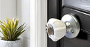 Enjoy Cover - 2 Pack Silicone Door knob Grips Maximum Grip Nonslip Arthritis & Senior Living Aids Grippy Easy Open Fits All Door Knob Universal Size Decorative (White) by TinyTreasures Baby Boutique