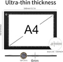 Light Box Drawing Pad A4, Tracing Board with Type-C Charge Cable and Brightness Adjustable for Artists, AnimationDrawing, Sketching, Animation, X-ray Viewing (A4-PS) by TinyTreasures Baby Boutique