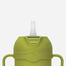 Comotomo Toddler Tumbler 8oz Insulated Sippy Cup with Silicone Straw and Spout, Green by TinyTreasures Baby Boutique