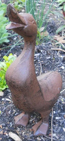 Full Bodied Cast Iron Duck Garden Figure by GreenHaven Gardens