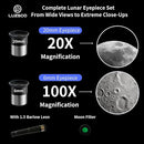 Telescope for Kids 50mm 100x Magnification Beginner Telescopio with Tripod, 2 Eyepieces & Finder Scope, STEM Educational Gift for Boys & Girls Ages 6-12, Portable Kids Telescope for Astronomy by TinyTreasures Baby Boutique