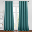 NICETOWN Sea Teal Blackout Curtains for Living Room, Grommet Thermal Insulated Window Drapes Room Divider Blinds Sound Reducing for Living Room, W46 x L102, 2 Pieces by TinyTreasures Baby Boutique