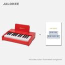 Kids Piano Keyboard, Digital Piano for Kids, Music Educational Instrument Toy, Wood Toy for 3+ Girls and Boys (Red, 25 Keys) by TinyTreasures Baby Boutique