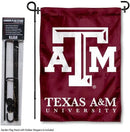 College Flags & Banners Co. Texas A&M Aggies Garden Flag with Stand Holder by GreenHaven Gardens