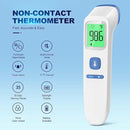 Thermometer for Adults and Kids, Digital Forehead Thermometer with Fever Alarm, Silent Mode & 35-Set Memory, Object 2 in 1 Mode by TinyTreasures Baby Boutique