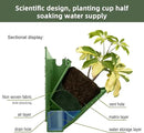 Self Watering Wall Mounted Vertical Planter, 36 Pots Wall Planter Indoor Vertical Living Green Plant Wall Easy Installation (Green) by CozyNest Decor