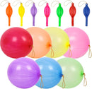 rubfac 30Pcs Punch Balloons, Party Favors for Kids, Thickened Heavy Duty Neon Punching Bounce Balloon for Birthday Goodie Bag Stuffers Exciting Outdoor Play Supply by TinyTreasures Baby Boutique