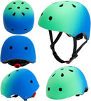 Color Gradient Adjustable Kids Bike Helmet Toddler Skateboard Helmets Boys Girls Child Ventilation Helmet for Multi-Sports Skating Cycling Scooter Balance by TinyTreasures Baby Boutique