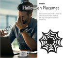 VOSAREA 10pcs Halloween Spider Web Coasters Placemat Decorative Table Placemats Doilies Halloween Decorarion Supplies by CozyNest Decor