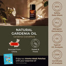 Gya Labs Gardenia Essential Oil for Diffuser - 0.34 Fl Oz - 100% Pure Natural Gardenia Oil for Skin, Aromatherapy & Candle Making Scent by CozyNest Decor