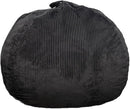 Bean Bag Chairs with Faux Rabbit Fur Cover, 3 ft Giant Memory Foam Bean Bag Chairs for Adults/Teens with Filling,Ultra Soft Faux Fur Fabric, Round Sofa for Living Room Bedroom College Dorm by TinyTreasures Baby Boutique