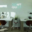 Don't Quit LED Neon Sign for Wall Decor, DO IT Neon Lights Party Decorations, USB Powered Switch LED Neon Lights Adjustable for Office, Gym, Man Cave, Gamer Room Decor by CozyNest Decor