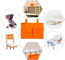 Surblue Caddy Hanging Organizer Bedside Storage Bag for Bunk and Hospital Beds, Orange, Small by CozyNest Decor