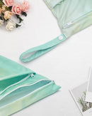 ALVABABY 2pcs Cloth Diaper Wet Dry Bags Waterproof Reusable with Two Zippered Pockets Travel Beach Pool Daycare Soiled Baby Items Yoga Gym Bag for Swimsuits or Wet Clothes 2LM13 by TinyTreasures Baby Boutique