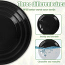 Reusable Mold Tray for Stepping Stone 3 Size Soft PlasticCement Molds for Concrete and Stained Glass Round by GreenHaven Gardens