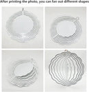 5 pcs 10 inch Sublimation Wind Spinner Blanks Round Sublimation Blanks Products Stainless Steel Metal Indoor Outdoor Garden Decoration for Heat Press Transfer Sublimation Blank Gift by GreenHaven Gardens