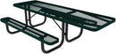 T8H-DGRN Heavy Duty Rectangular Portable Picnic Table, Handicap Accessible on One End, 8 Ft, Dark Green, Made in America by GreenHaven Gardens