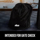 GORILLA GRIP Car Seat Travel Bag for Airplane Gate Check, Easy Carry Padded Backpack Bags Cover Carseats, Infant Baby Carriers and Toddler Booster Seats for Airport, Child Air Travels Essential, Black by TinyTreasures Baby Boutique