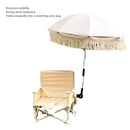 Baby Outdoor Parasols, Baby Stroller Parasol Umbrella with Adjustable Clamp, Toddler Umbrella for Trolley Wheelchair Beach Chair, Outdoor Activities (Beige) by TinyTreasures Baby Boutique