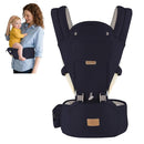 FRUITEAM Baby Carrier Newborn to Toddler, 6-in-1 Ergonomic & Adjustable Baby Carrier with Lumbar Support for All Seasons, Hands-Free, Adapt to Newborn, Infant & Toddler (Navy) by TinyTreasures Baby Boutique
