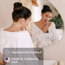 Concentrated Water flosser Rinse & mouthwash Teeth WHITENING | Add to Water Flossers| Fruit Flavor | 2 Pack = 33.8 fl.oz | Peroxide Free. Made in USA by CozyNest Decor