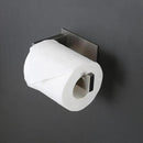 Toilet Paper Holder, Self Adhesive Tissue Holder Stainless Steel Rustproof Paper Roll Holder, No Drilling Easy to Install, Toilet Paper Rack Suitable for Office, Bathroom (2, Brushed Nickel) by CozyNest Decor