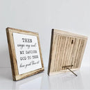 Rustic Wood Sign – ‘Sings My Soul’ Inspirational Wooden Plaque – Small Table or Shelf Decor, Spiritual Desk Sign, Wall Art for Home, Bedroom, Farmhouse Living Room, Motivational Quote, Home Decoration by CozyNest Decor