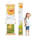 Personalized Name Height Chart for Kids, Sunflower Sun Meaningful Memories Through Kid Size Chart Measurement, Growth Chart Ruler for Wall, Fun & Stylish Height Tracker for Children by TinyTreasures Baby Boutique
