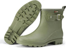 HISEA Women's Ankle Rain Boots Waterproof, Fashion Short Garden Shoes Anti-slip for Women with Comfortable Insole by GreenHaven Gardens