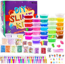 Slime Supplies Kit, 135 Pack Slime Making Kit 30 Crystal Slime, Glitter Jars, Charms, Sugar Paper, Foam Beads, Fishbowl Beads, Toy Cups, Slices, Air Dry Clay and Tools for Kids Girls by WINLIP by TinyTreasures Baby Boutique